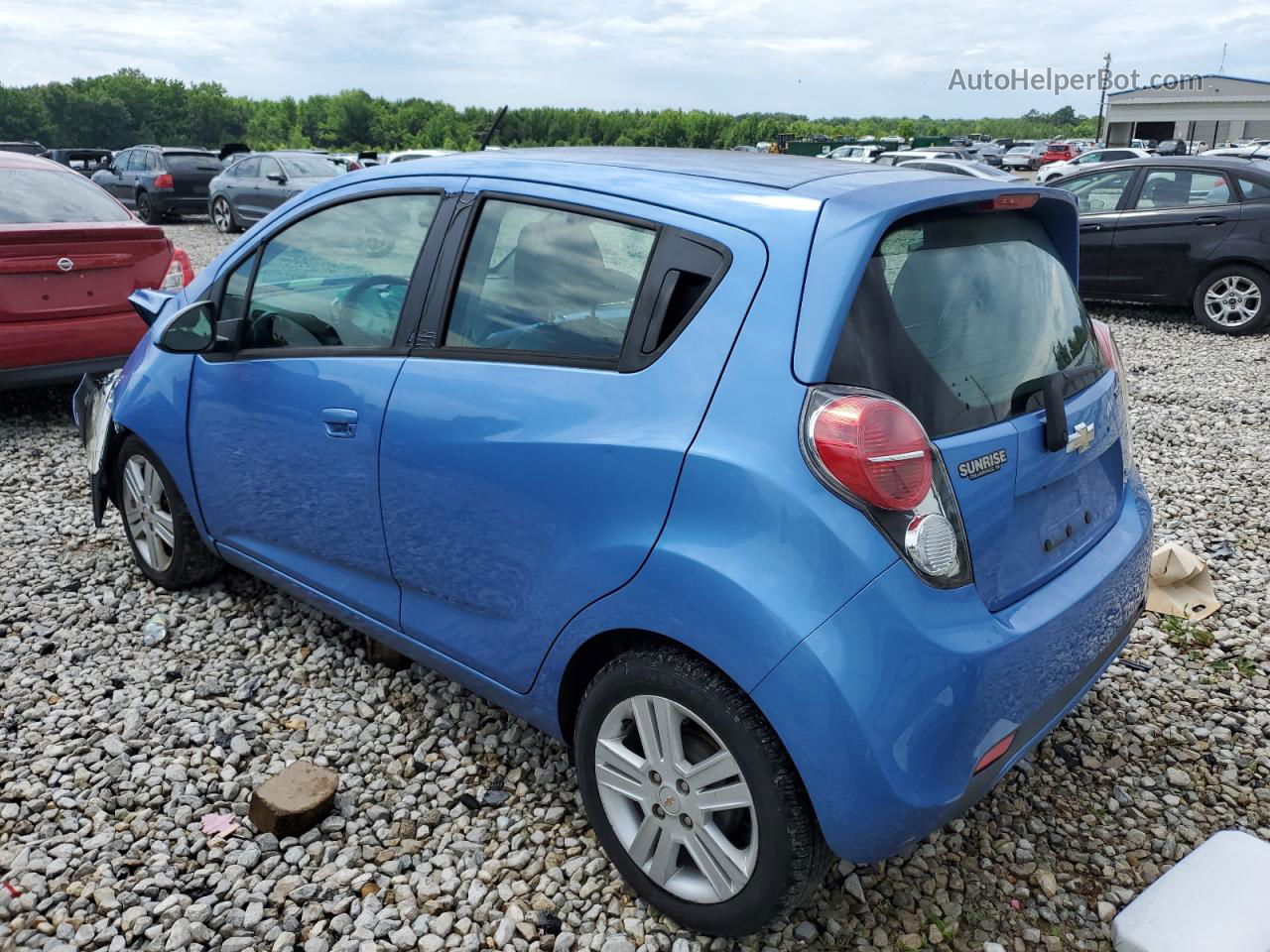 2015 Chevrolet Spark 1lt Blue vin: KL8CD6S99FC761559