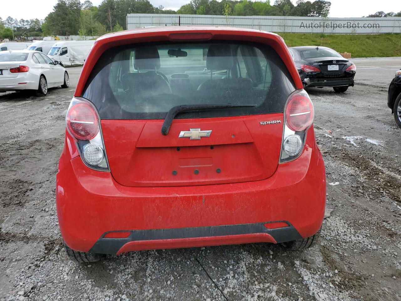 2015 Chevrolet Spark 1lt Red vin: KL8CD6S99FC786557