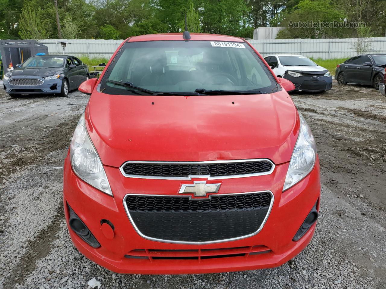 2015 Chevrolet Spark 1lt Red vin: KL8CD6S99FC786557