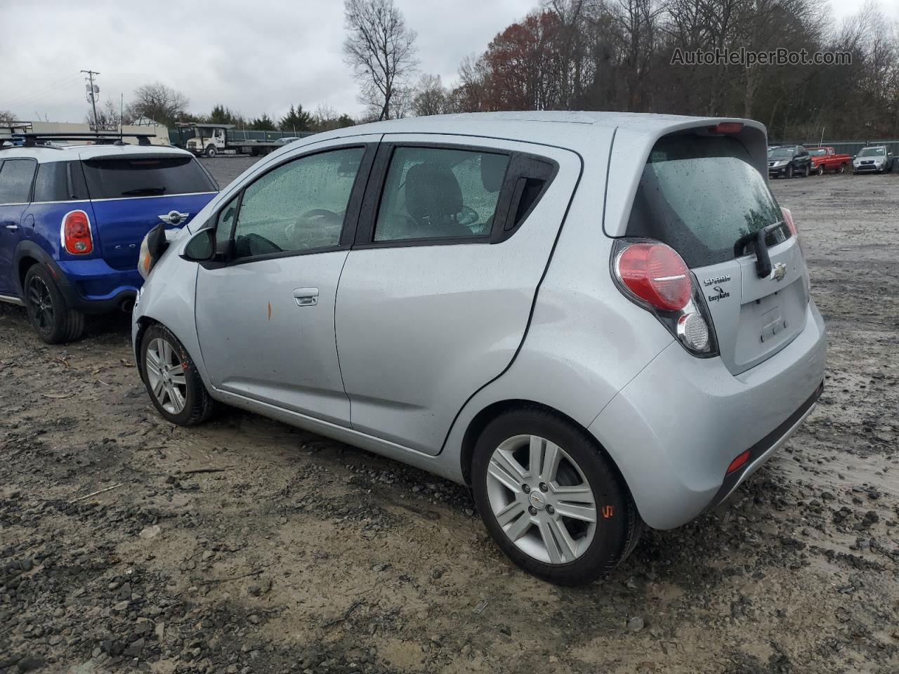 2015 Chevrolet Spark 1lt Silver vin: KL8CD6S99FC787966