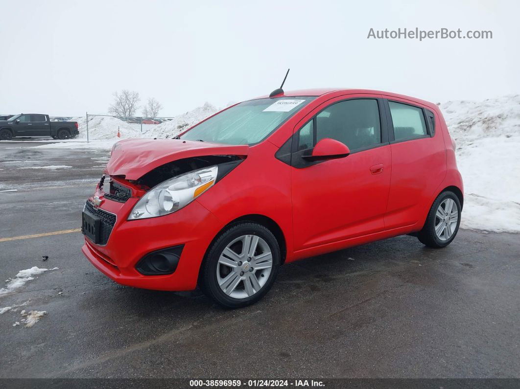 2015 Chevrolet Spark 1lt Cvt Red vin: KL8CD6S99FC788020