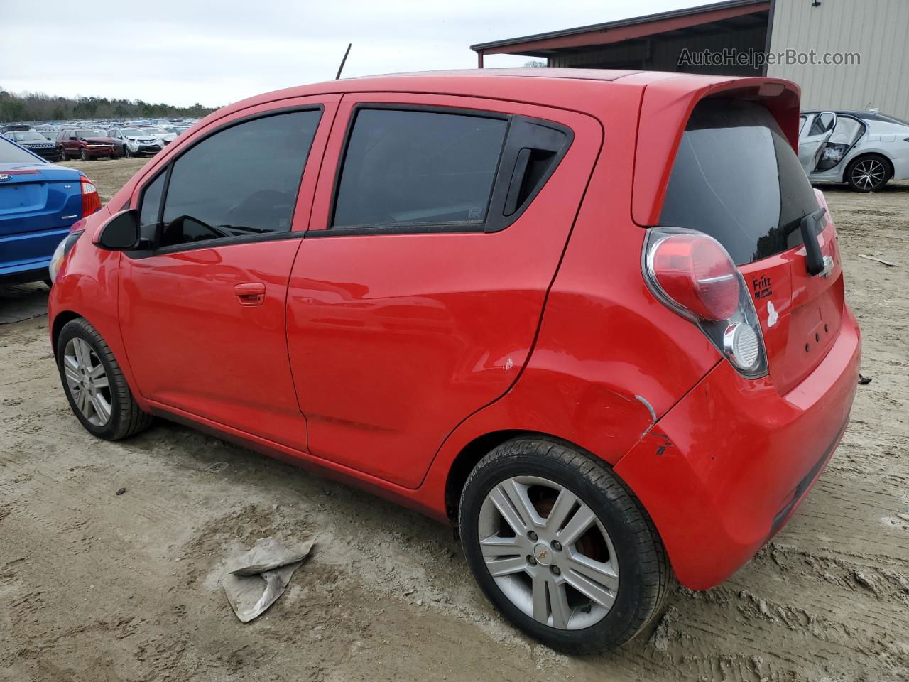 2015 Chevrolet Spark 1lt Red vin: KL8CD6S99FC801431