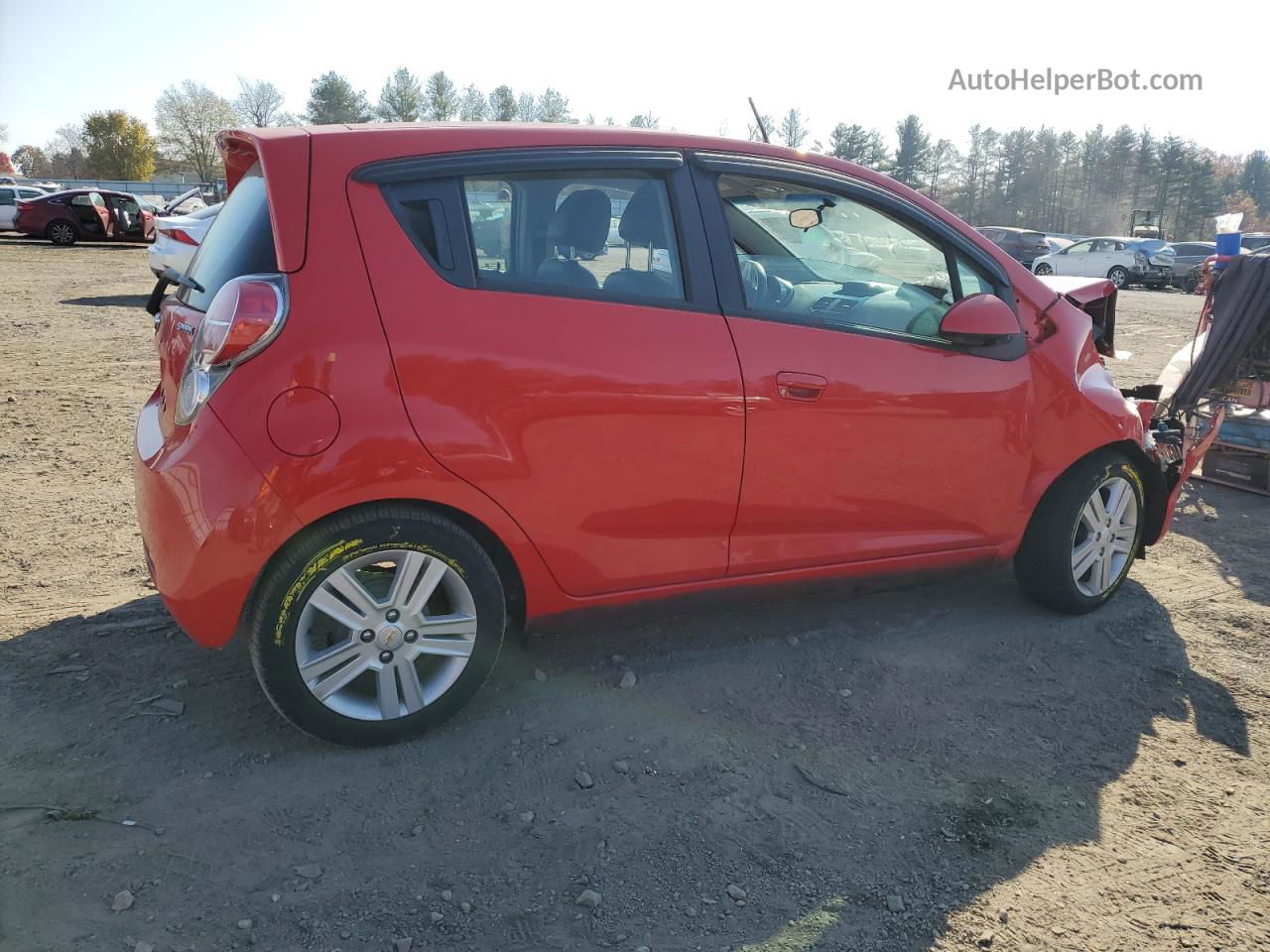 2015 Chevrolet Spark 1lt Red vin: KL8CD6S99FC809822