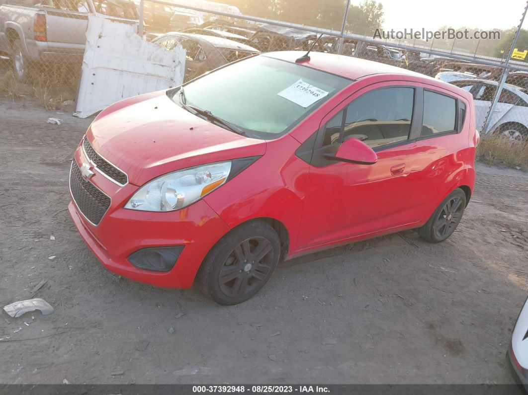 2013 Chevrolet Spark 1lt Auto Red vin: KL8CD6S9XDC501331