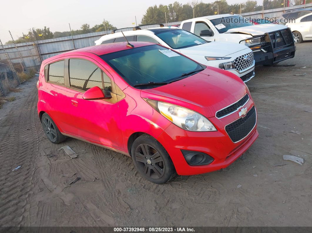 2013 Chevrolet Spark 1lt Auto Red vin: KL8CD6S9XDC501331