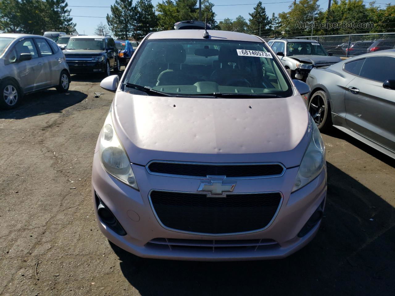 2013 Chevrolet Spark 1lt Pink vin: KL8CD6S9XDC505301