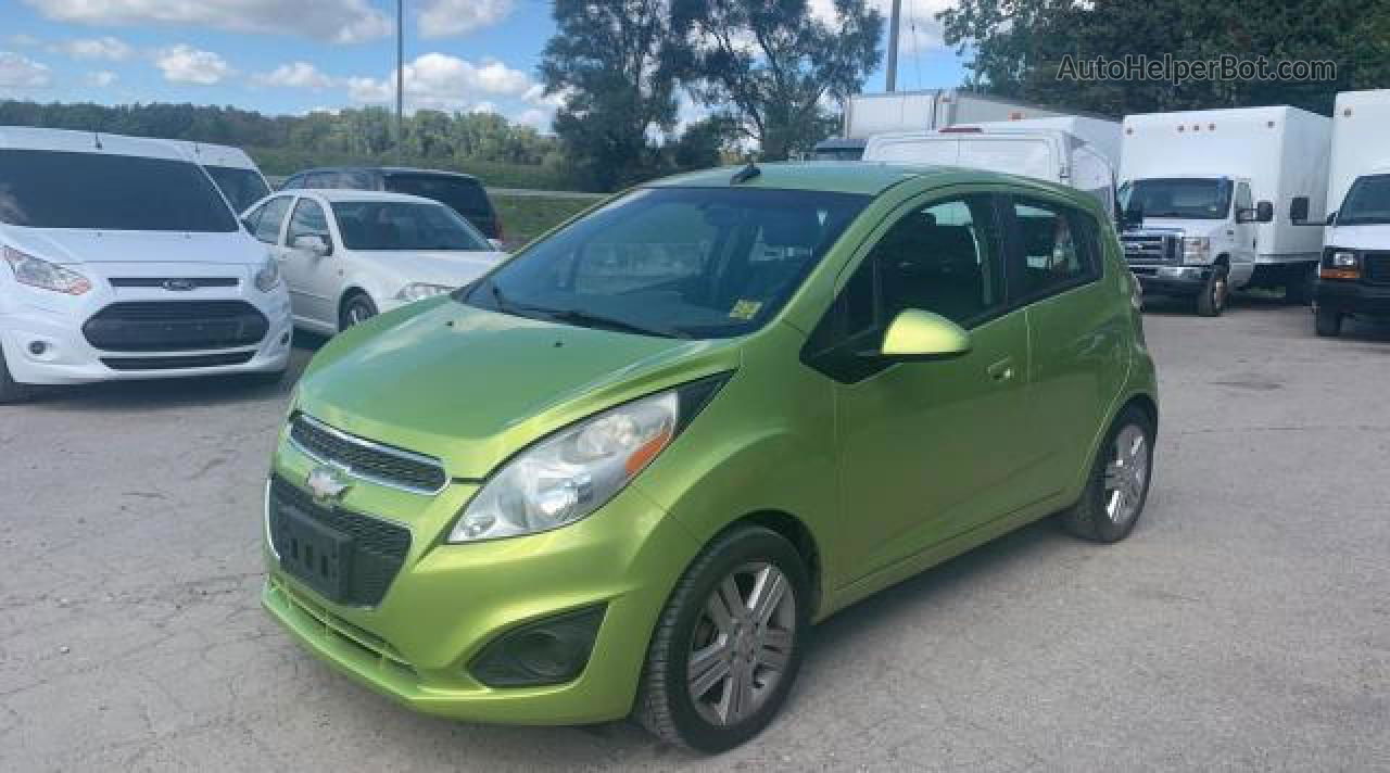 2013 Chevrolet Spark 1lt Green vin: KL8CD6S9XDC562114