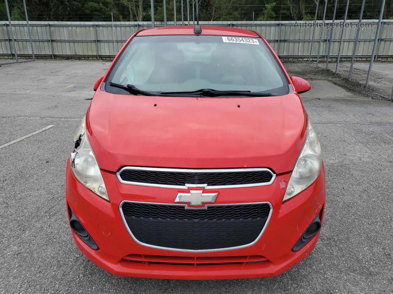 2015 Chevrolet Spark 1lt Red vin: KL8CD6S9XFC708028