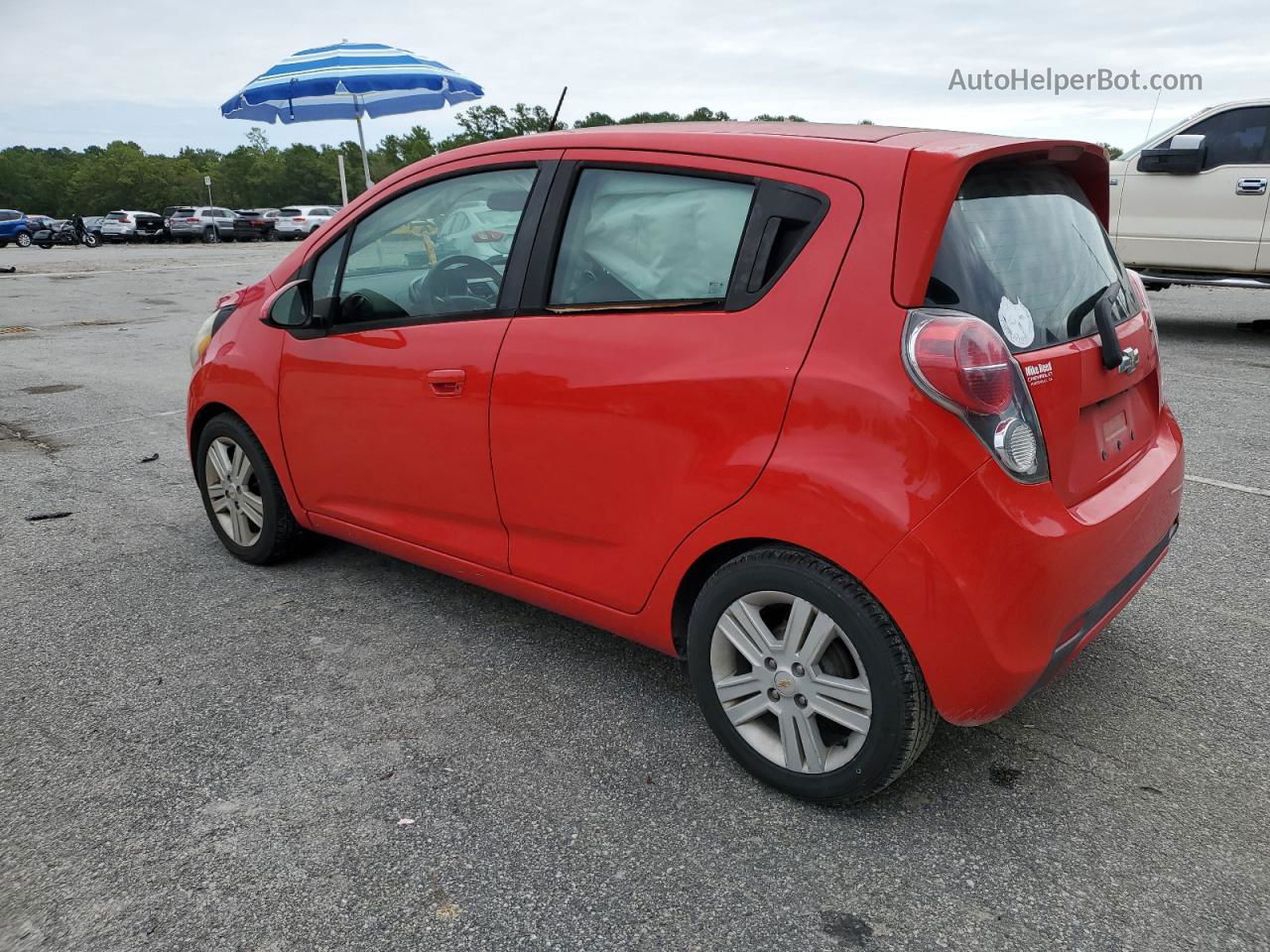 2015 Chevrolet Spark 1lt Red vin: KL8CD6S9XFC708028