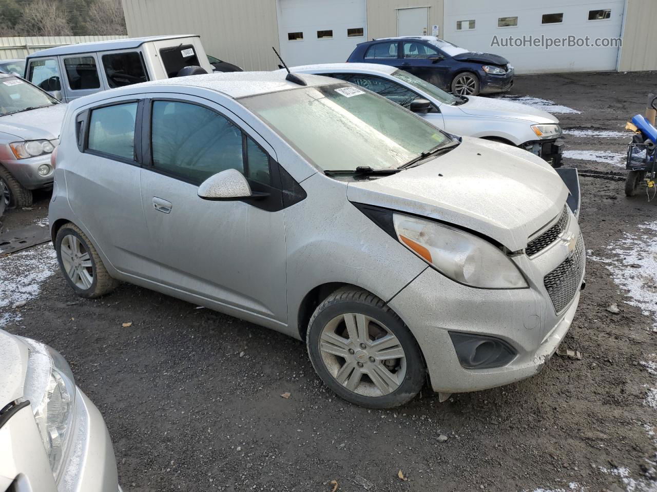 2015 Chevrolet Spark 1lt Silver vin: KL8CD6S9XFC731499