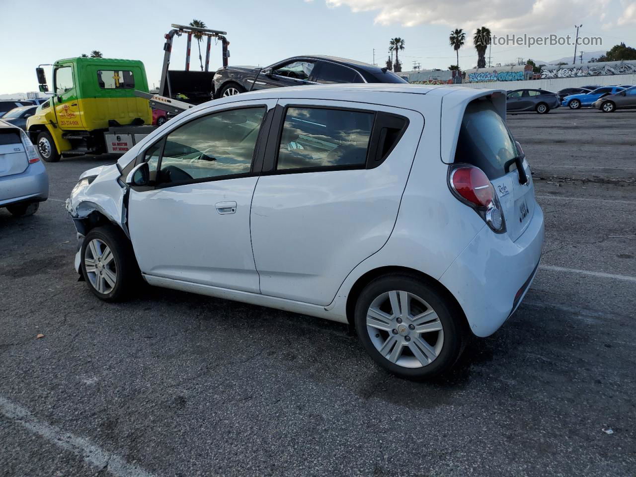 2015 Chevrolet Spark 1lt White vin: KL8CD6S9XFC793033