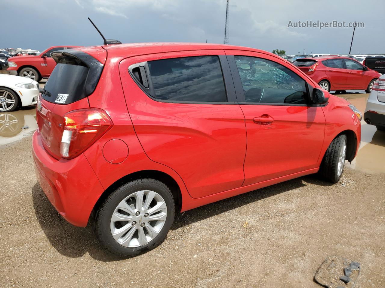 2017 Chevrolet Spark 1lt Red vin: KL8CD6SA0HC708939