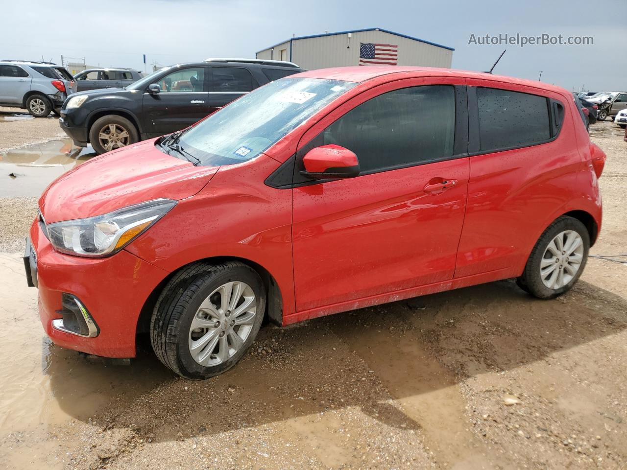 2017 Chevrolet Spark 1lt Red vin: KL8CD6SA0HC708939