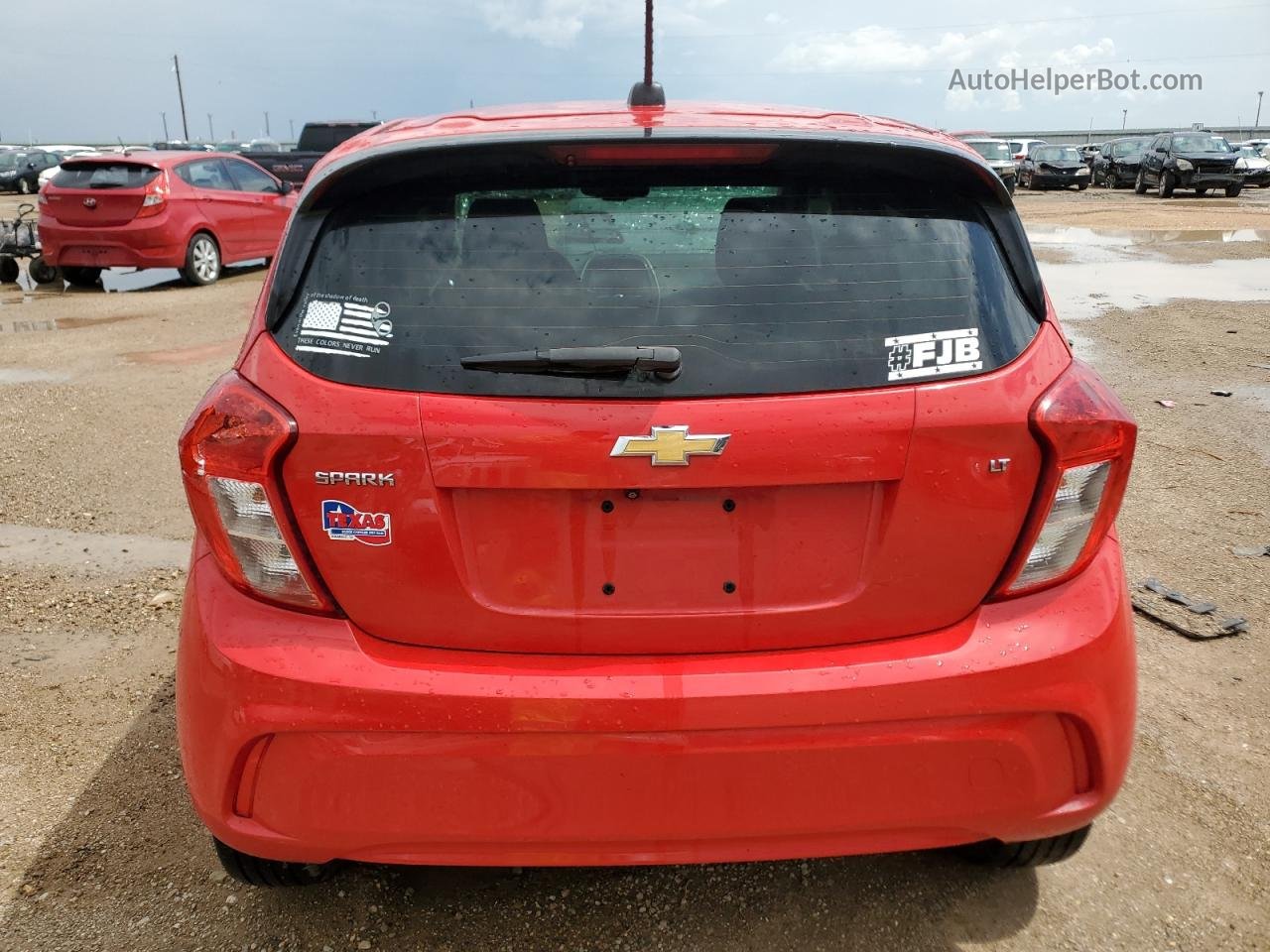 2017 Chevrolet Spark 1lt Red vin: KL8CD6SA0HC708939