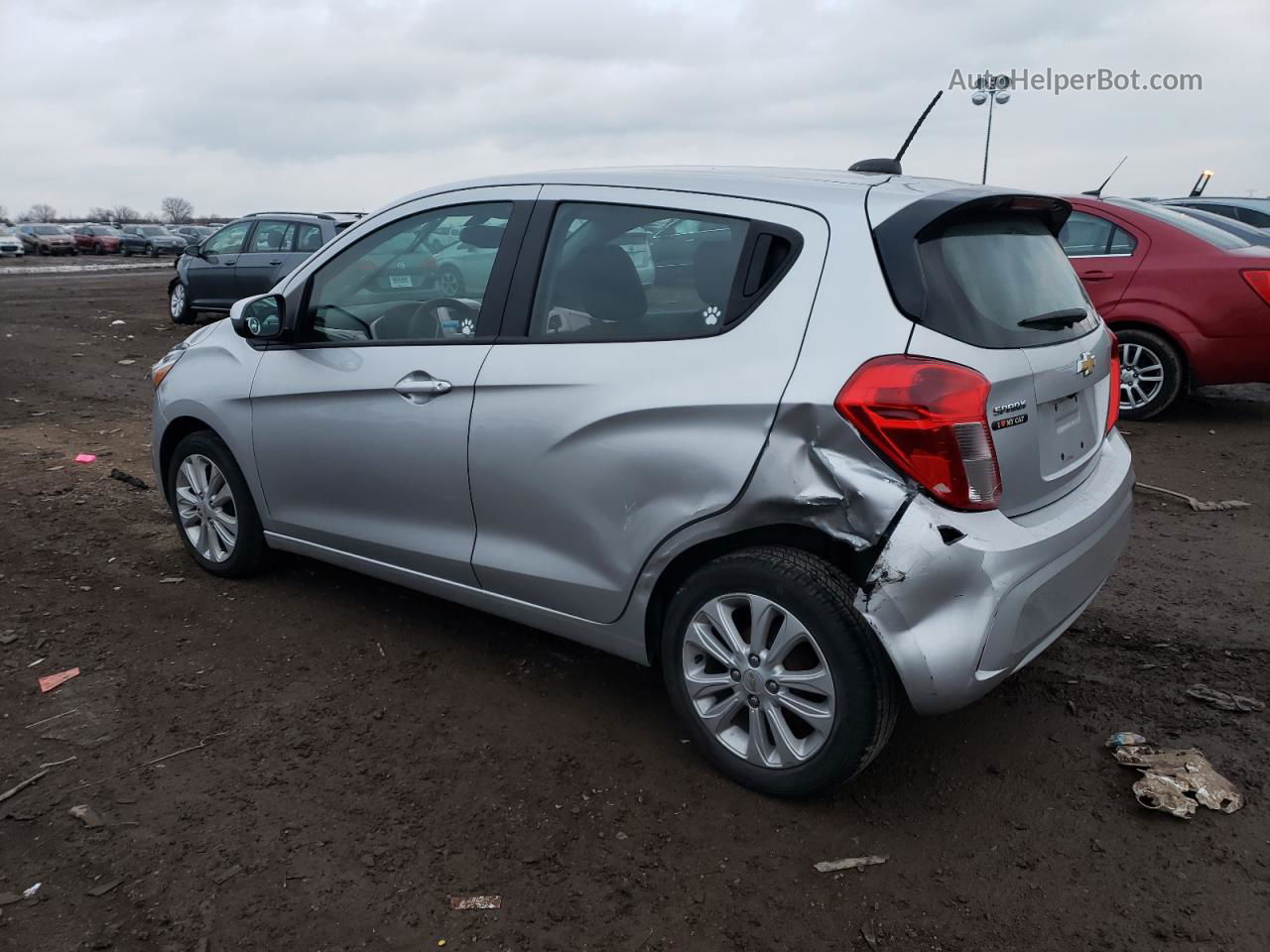 2017 Chevrolet Spark 1lt Silver vin: KL8CD6SA0HC746350