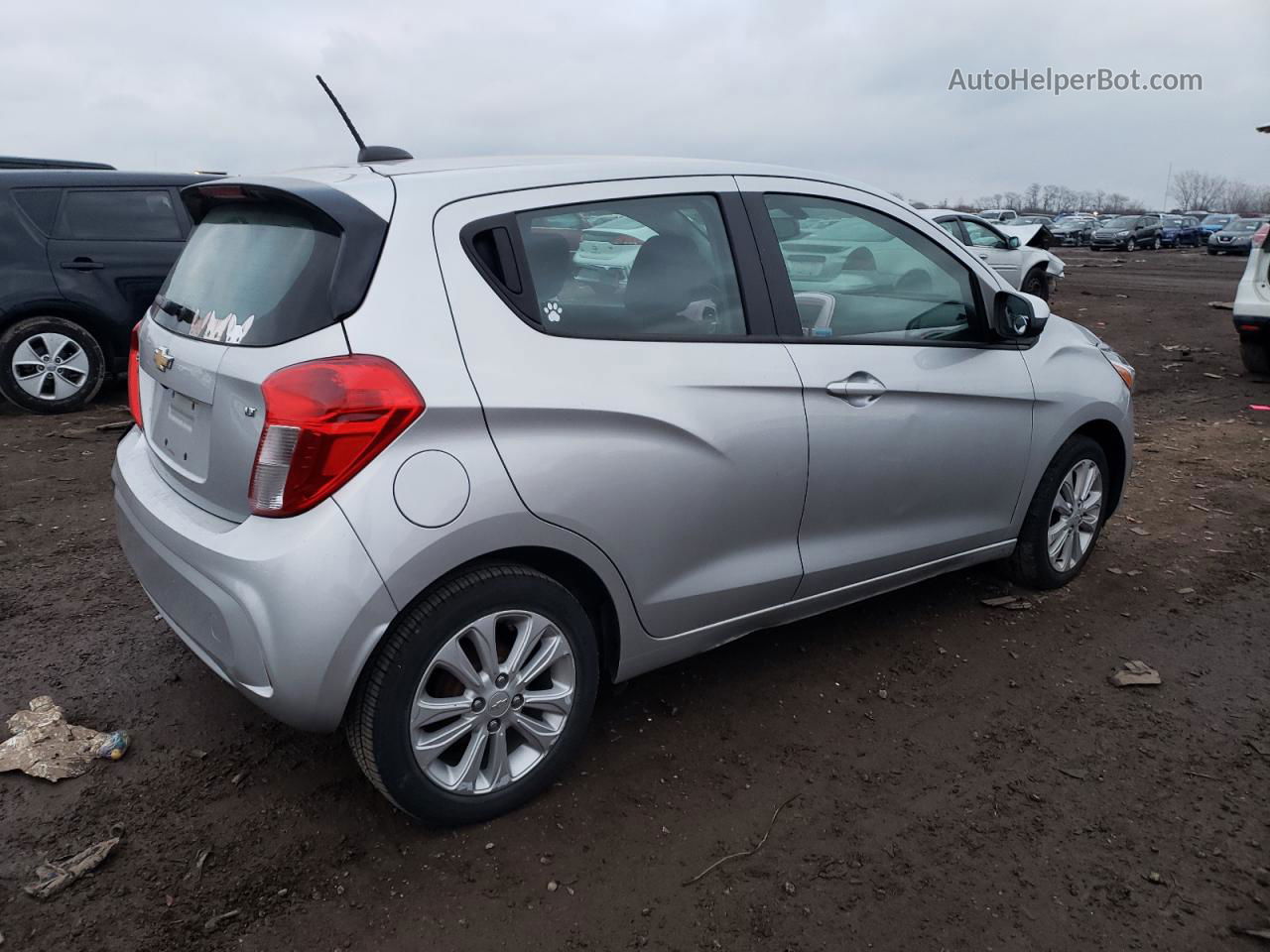 2017 Chevrolet Spark 1lt Silver vin: KL8CD6SA0HC746350