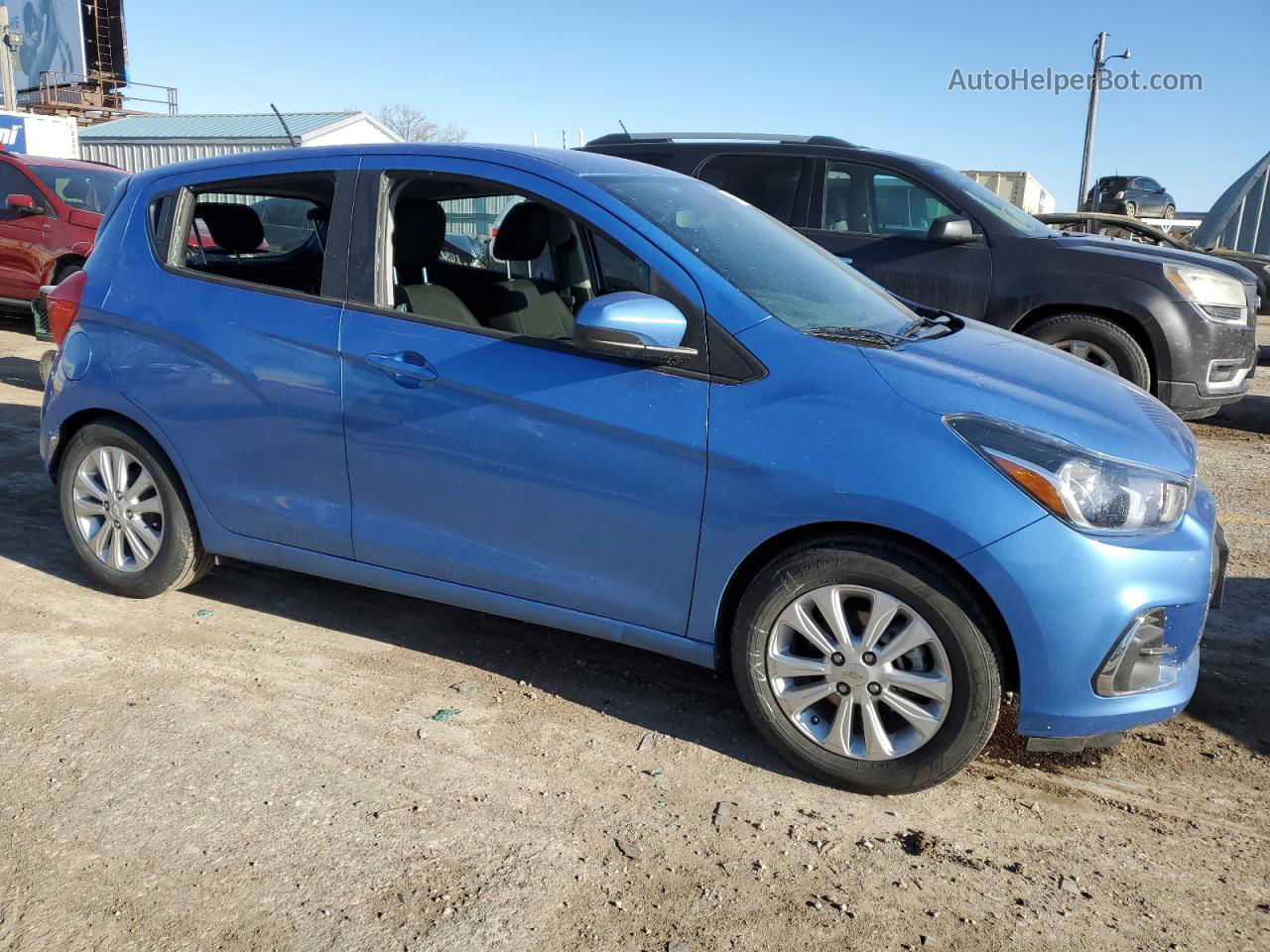 2017 Chevrolet Spark 1lt Blue vin: KL8CD6SA0HC812184