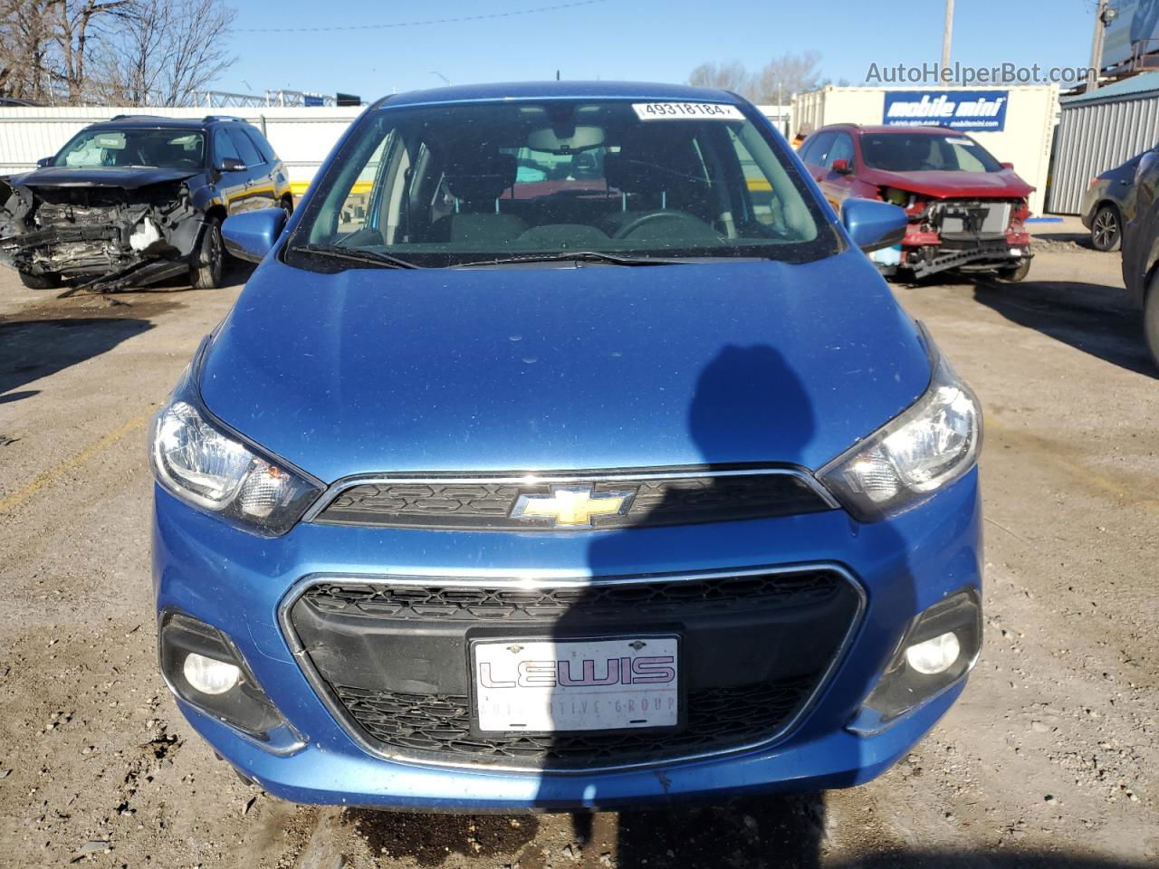 2017 Chevrolet Spark 1lt Blue vin: KL8CD6SA0HC812184