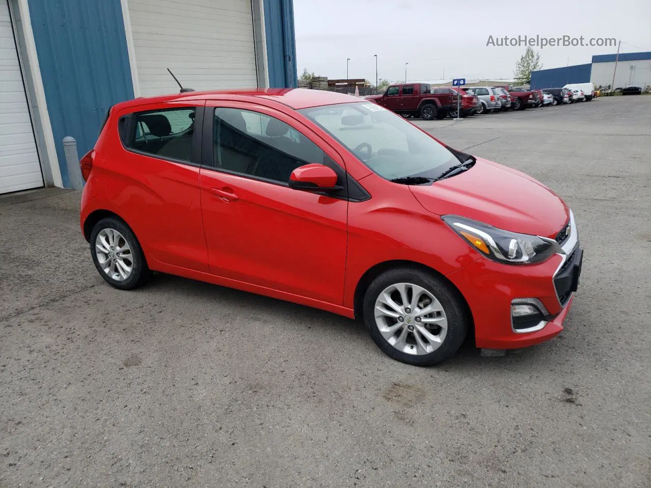 2019 Chevrolet Spark 1lt Red vin: KL8CD6SA0KC702159