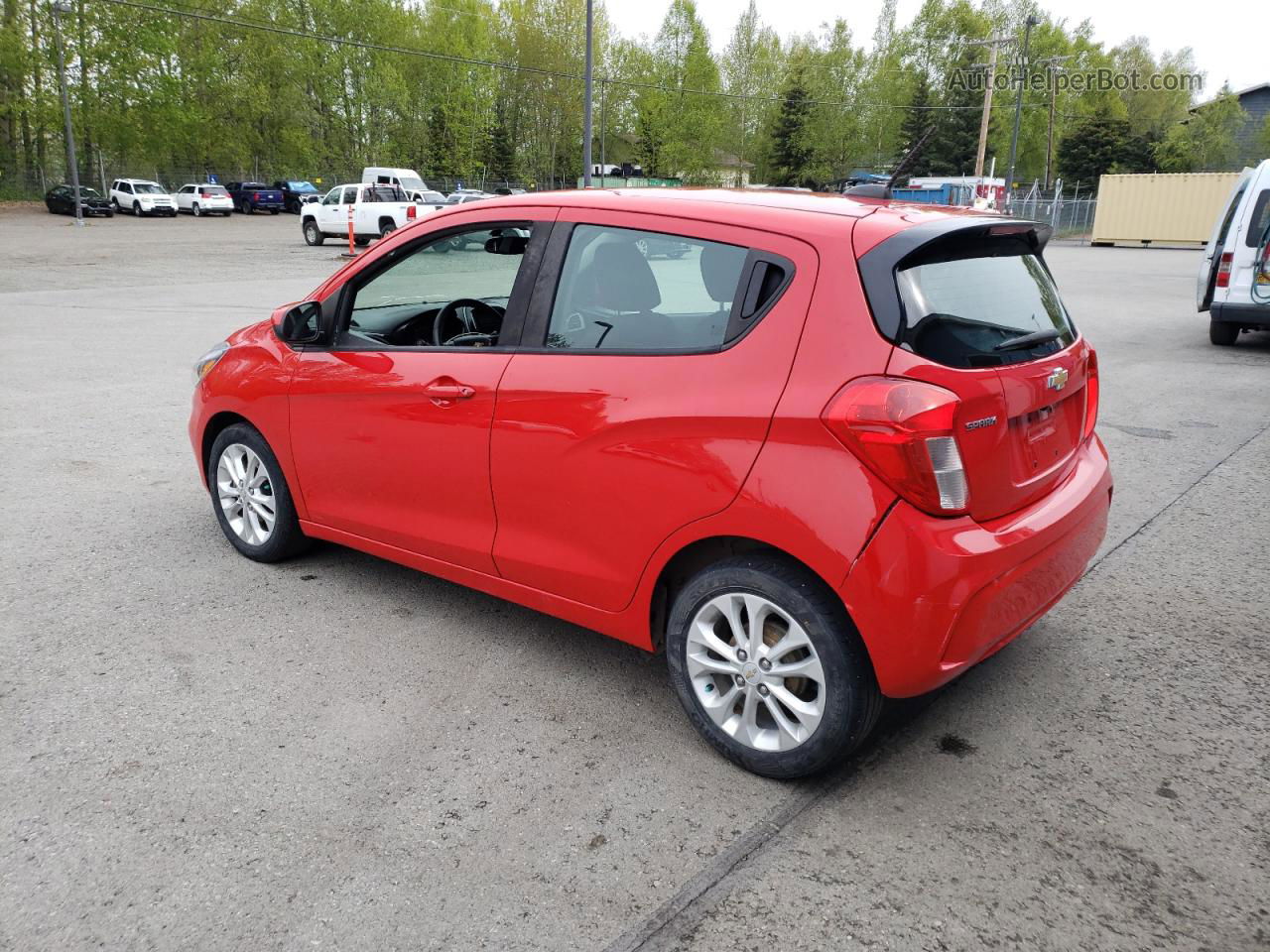 2019 Chevrolet Spark 1lt Red vin: KL8CD6SA0KC702159