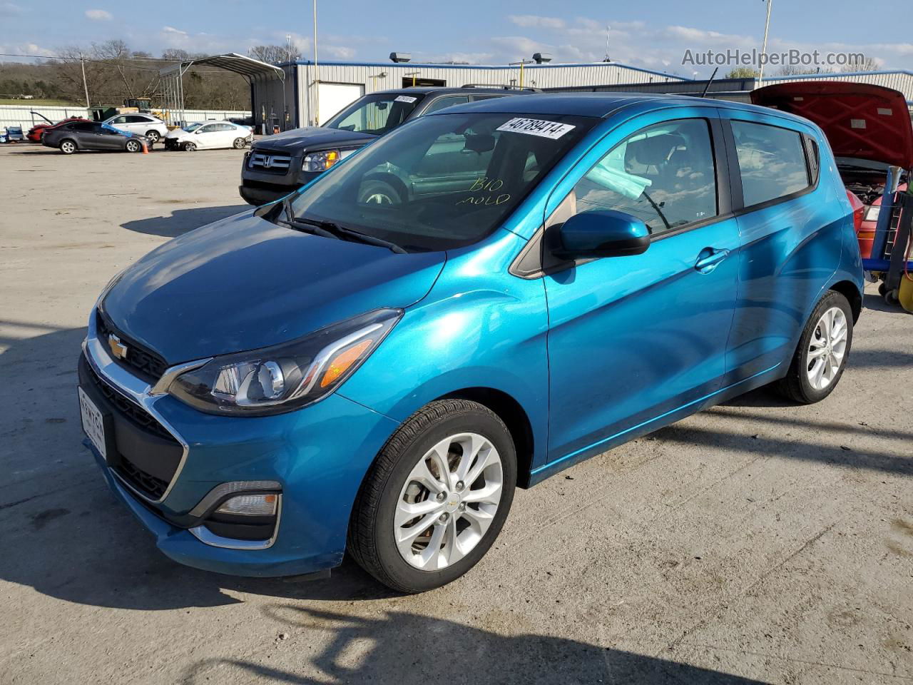 2019 Chevrolet Spark 1lt Blue vin: KL8CD6SA0KC706468