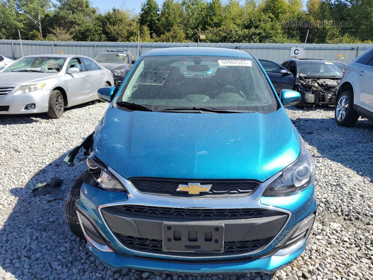 2019 Chevrolet Spark 1lt Синий vin: KL8CD6SA0KC706793