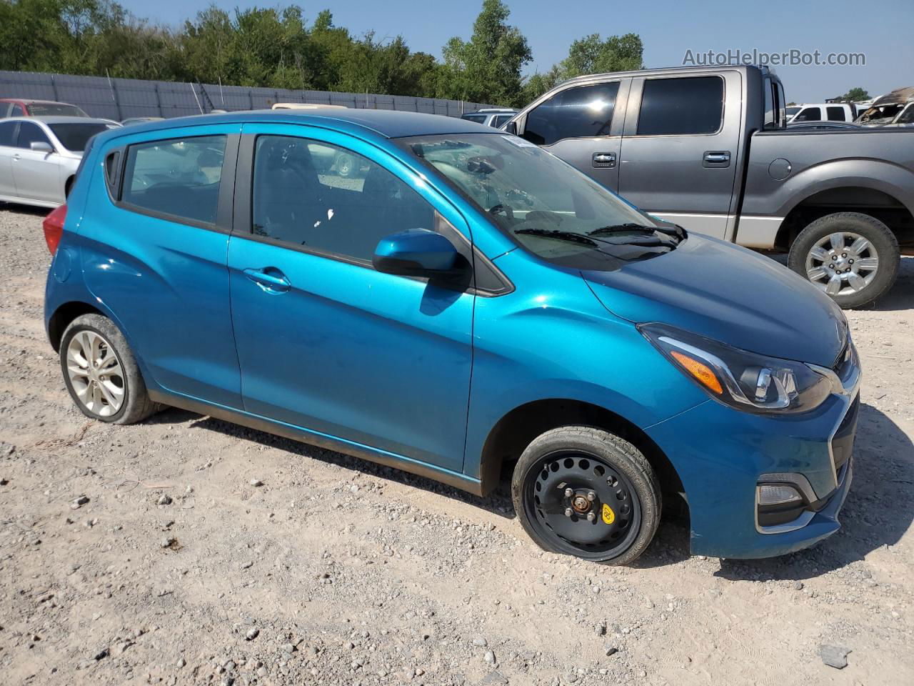 2019 Chevrolet Spark 1lt Blue vin: KL8CD6SA0KC726753