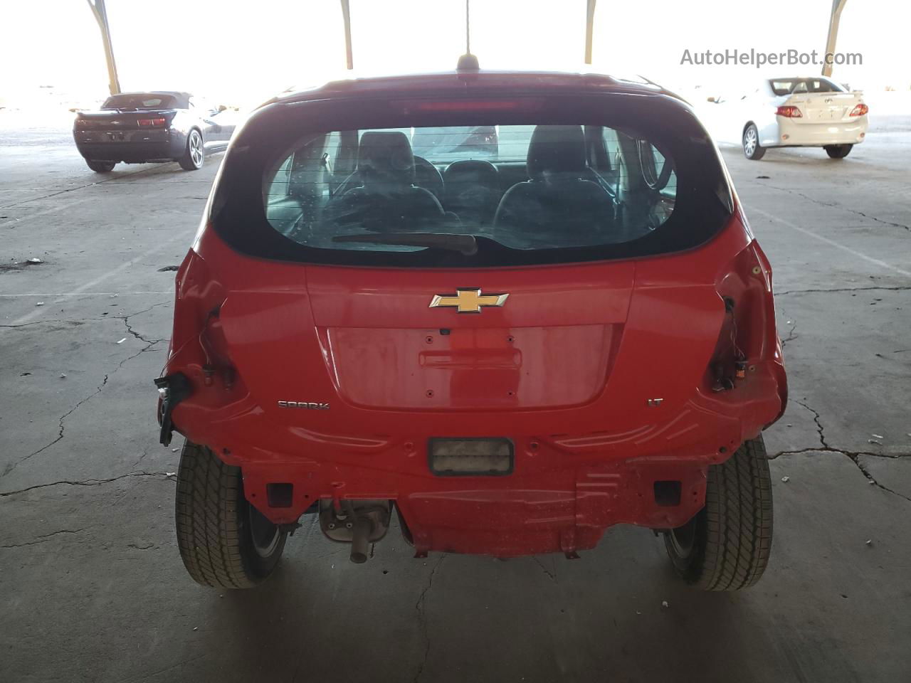 2017 Chevrolet Spark 1lt Red vin: KL8CD6SA1HC728181