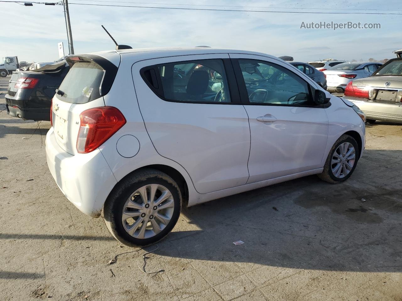 2017 Chevrolet Spark 1lt White vin: KL8CD6SA1HC782337