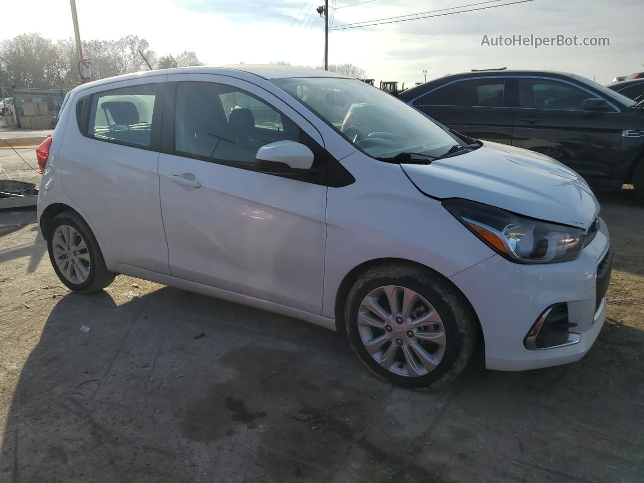 2017 Chevrolet Spark 1lt White vin: KL8CD6SA1HC782337