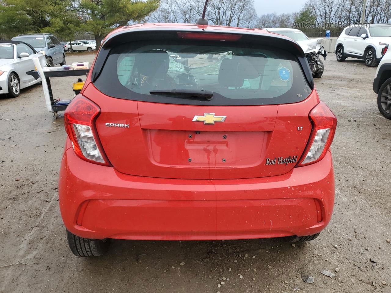 2019 Chevrolet Spark 1lt Red vin: KL8CD6SA1KC733808