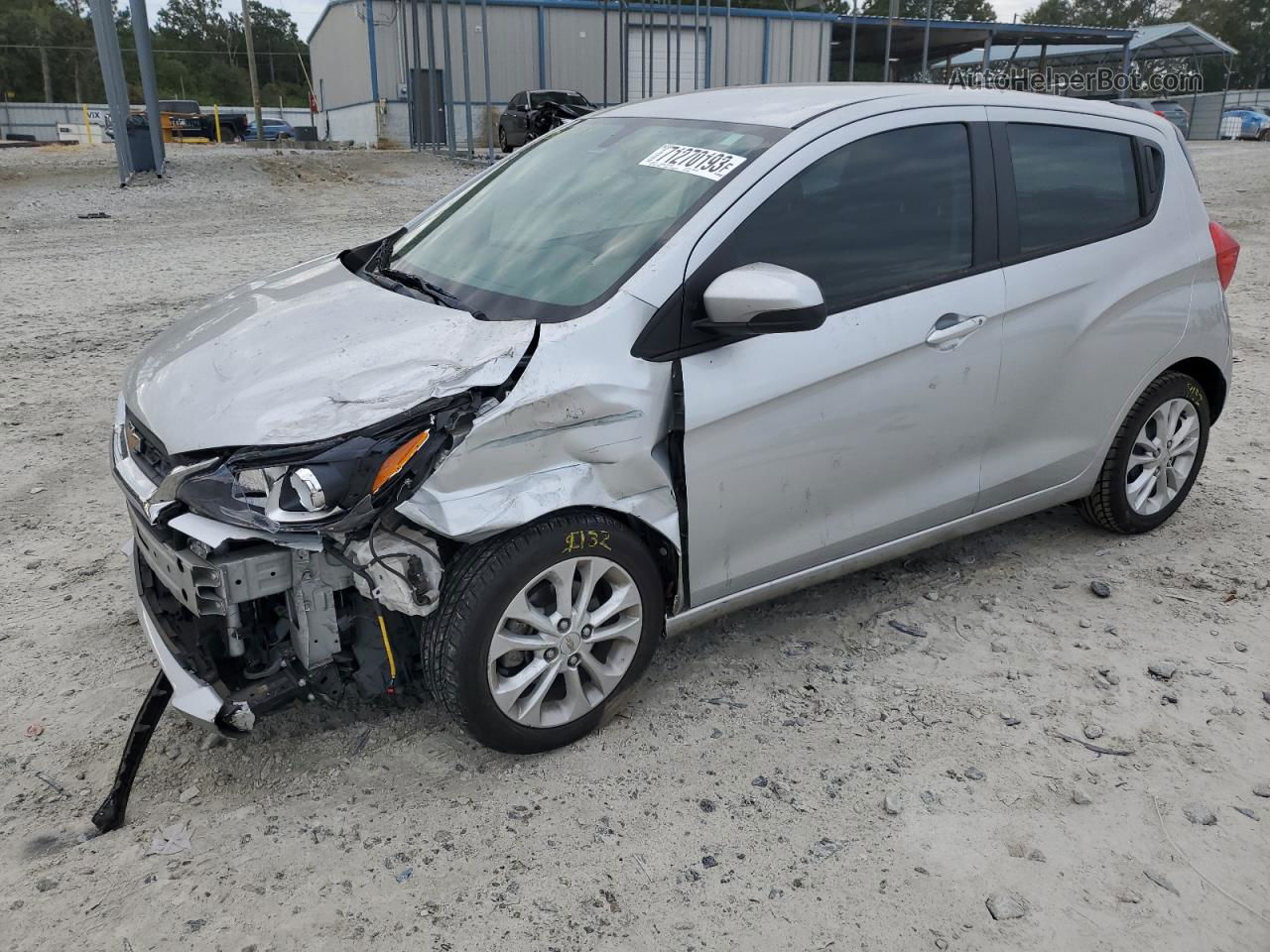 2019 Chevrolet Spark 1lt Silver vin: KL8CD6SA1KC739107