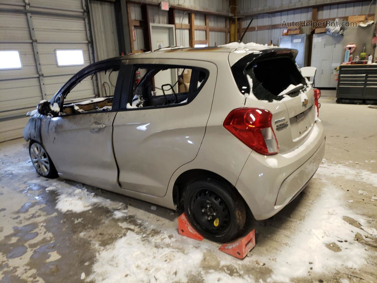 2019 Chevrolet Spark 1lt Silver vin: KL8CD6SA1KC785794