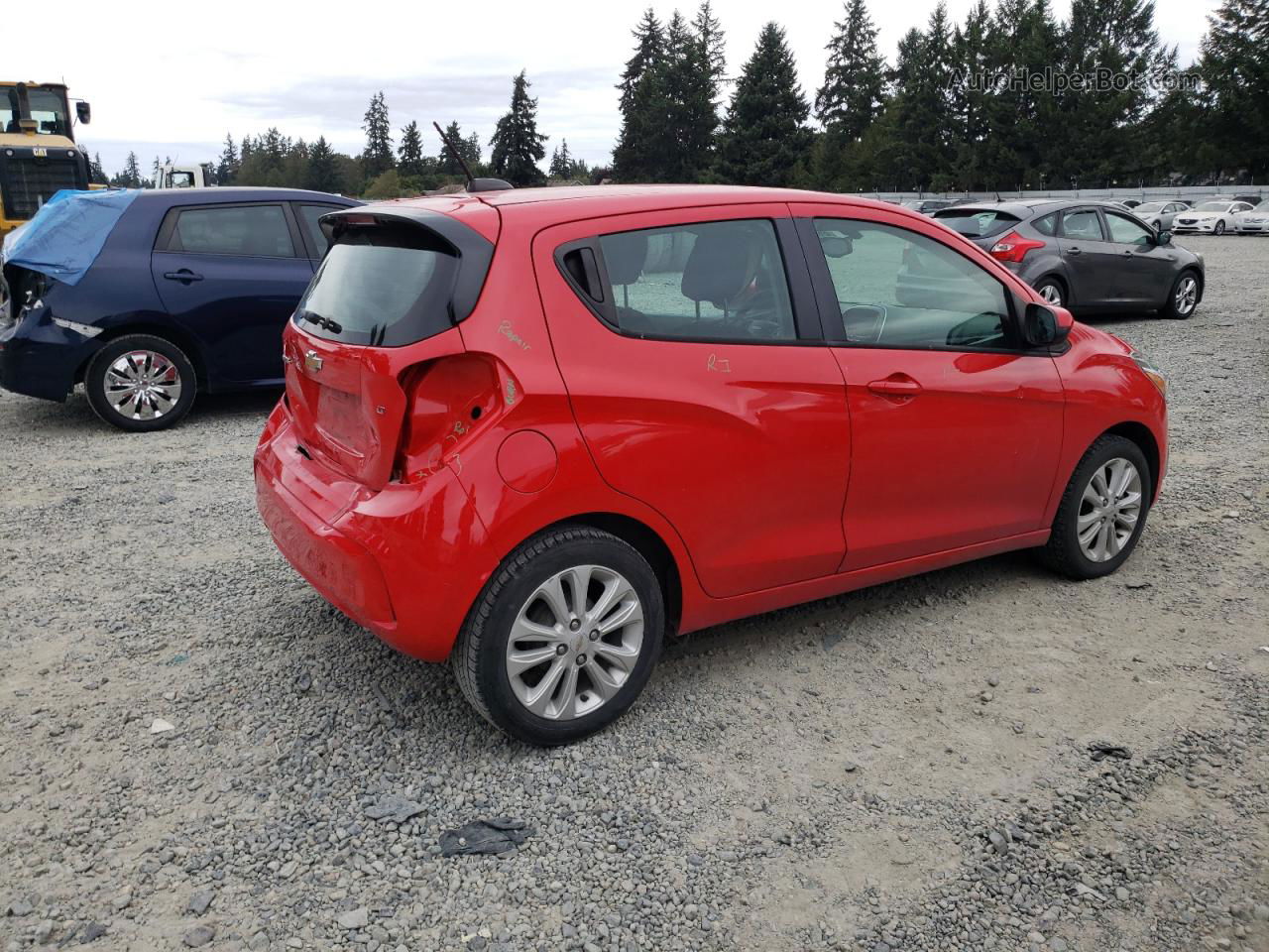 2017 Chevrolet Spark 1lt Red vin: KL8CD6SA2HC717139