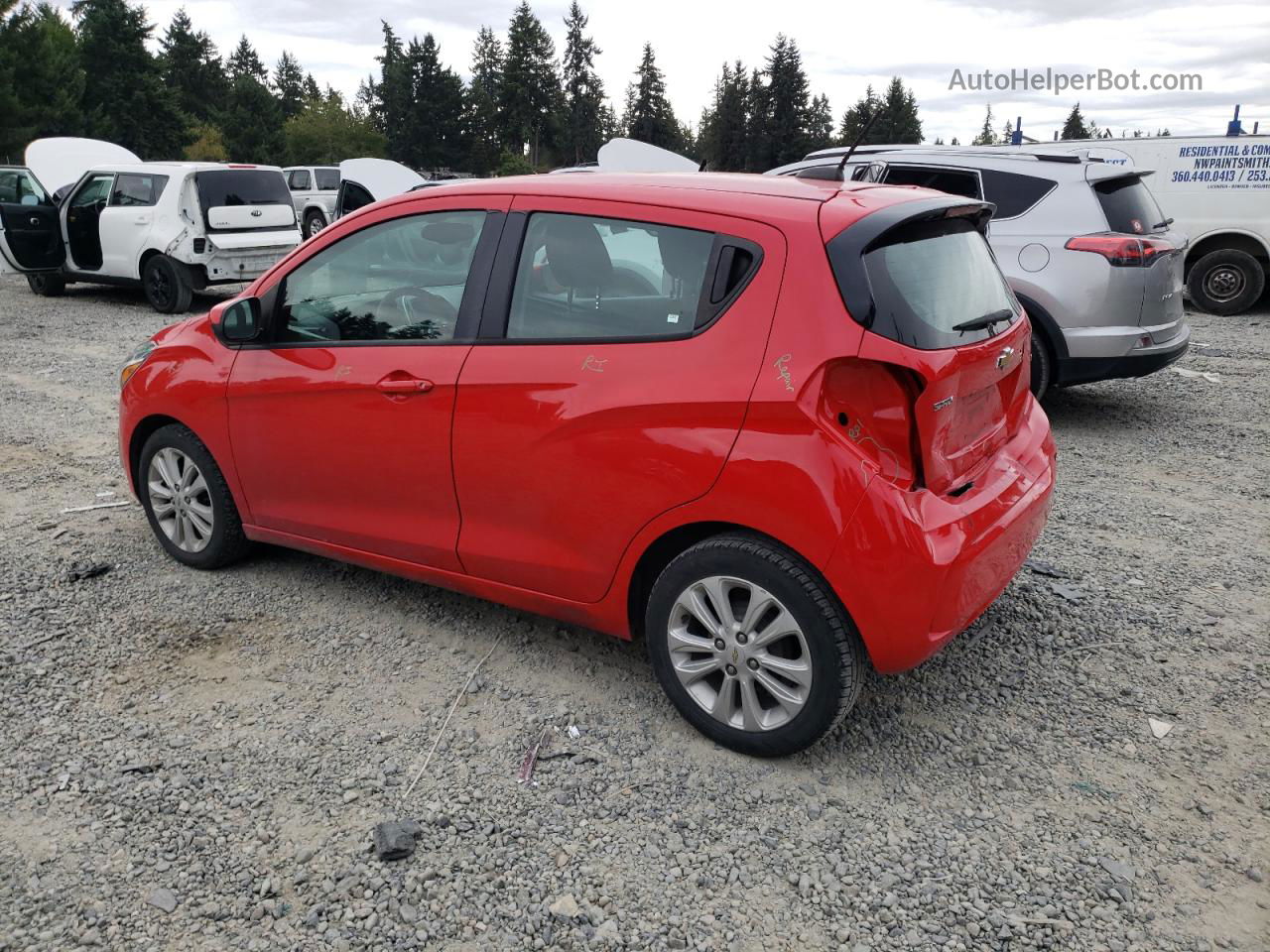 2017 Chevrolet Spark 1lt Red vin: KL8CD6SA2HC717139