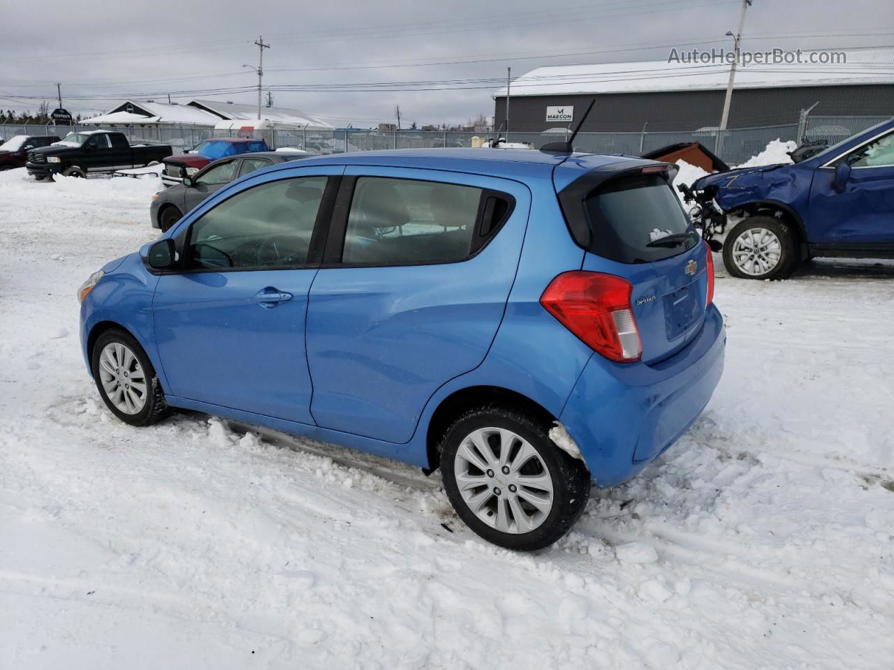 2017 Chevrolet Spark 1lt Синий vin: KL8CD6SA2HC802627