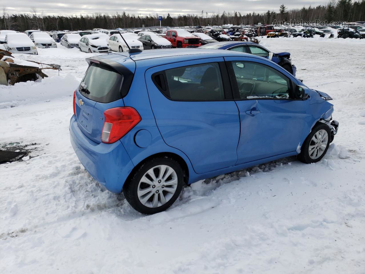 2017 Chevrolet Spark 1lt Blue vin: KL8CD6SA2HC802627