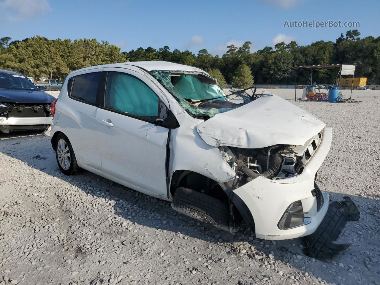 2017 Chevrolet Spark 1lt White vin: KL8CD6SA2HC808380