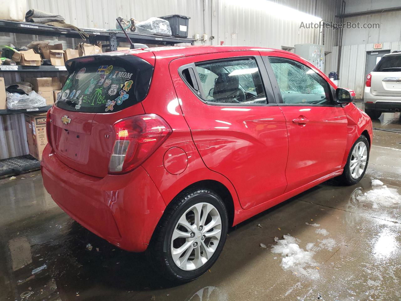 2019 Chevrolet Spark 1lt Red vin: KL8CD6SA2KC730531