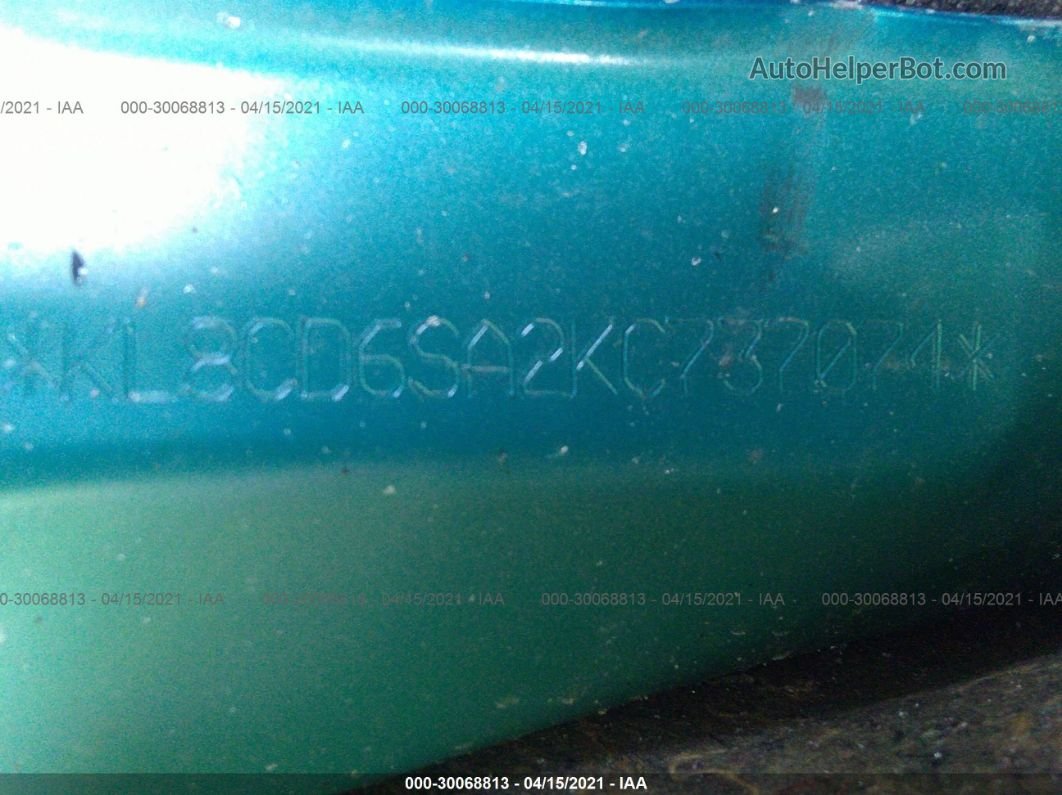 2019 Chevrolet Spark Lt Синий vin: KL8CD6SA2KC737074