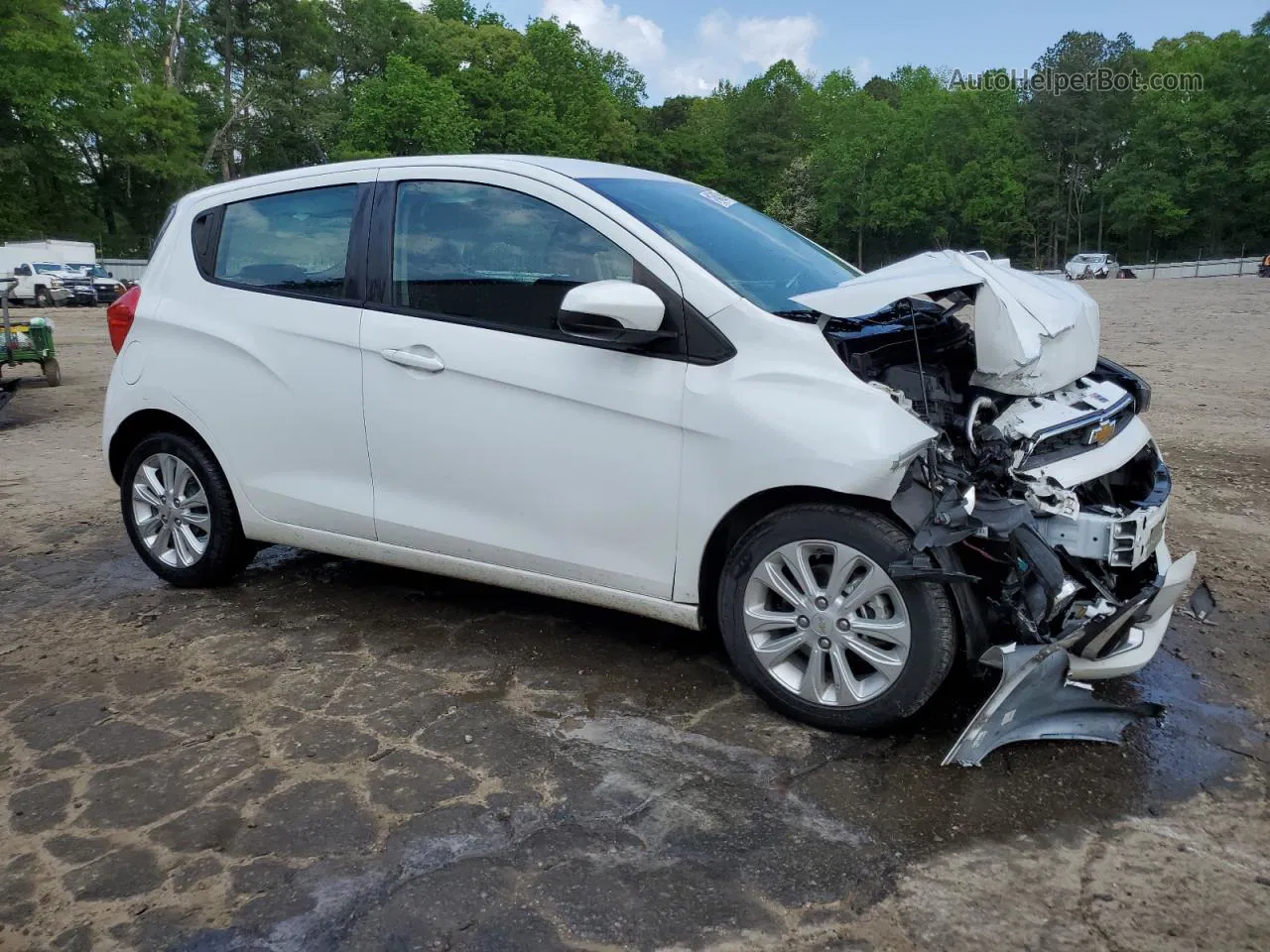 2017 Chevrolet Spark 1lt White vin: KL8CD6SA3HC704058