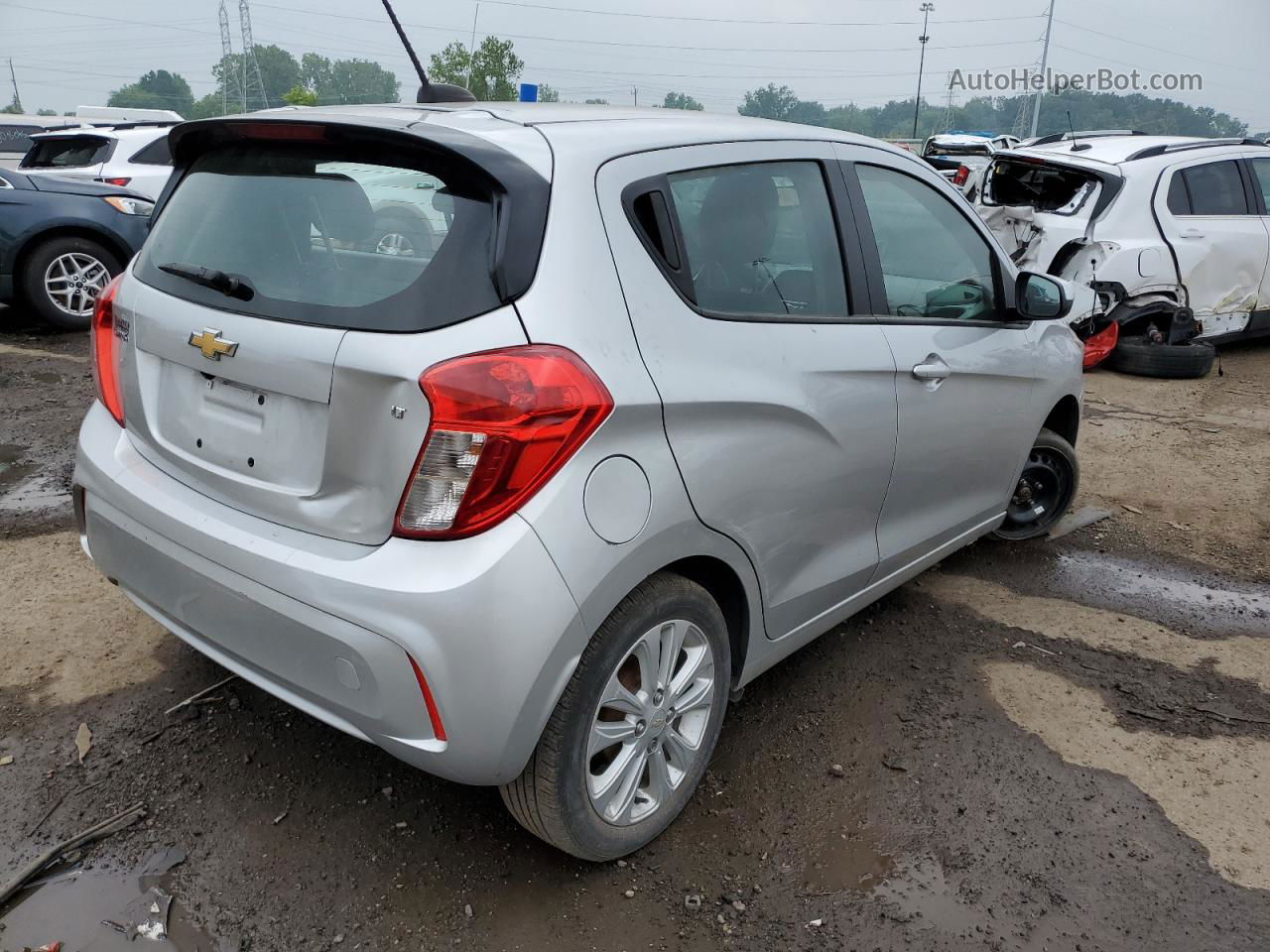 2017 Chevrolet Spark 1lt Silver vin: KL8CD6SA3HC751963