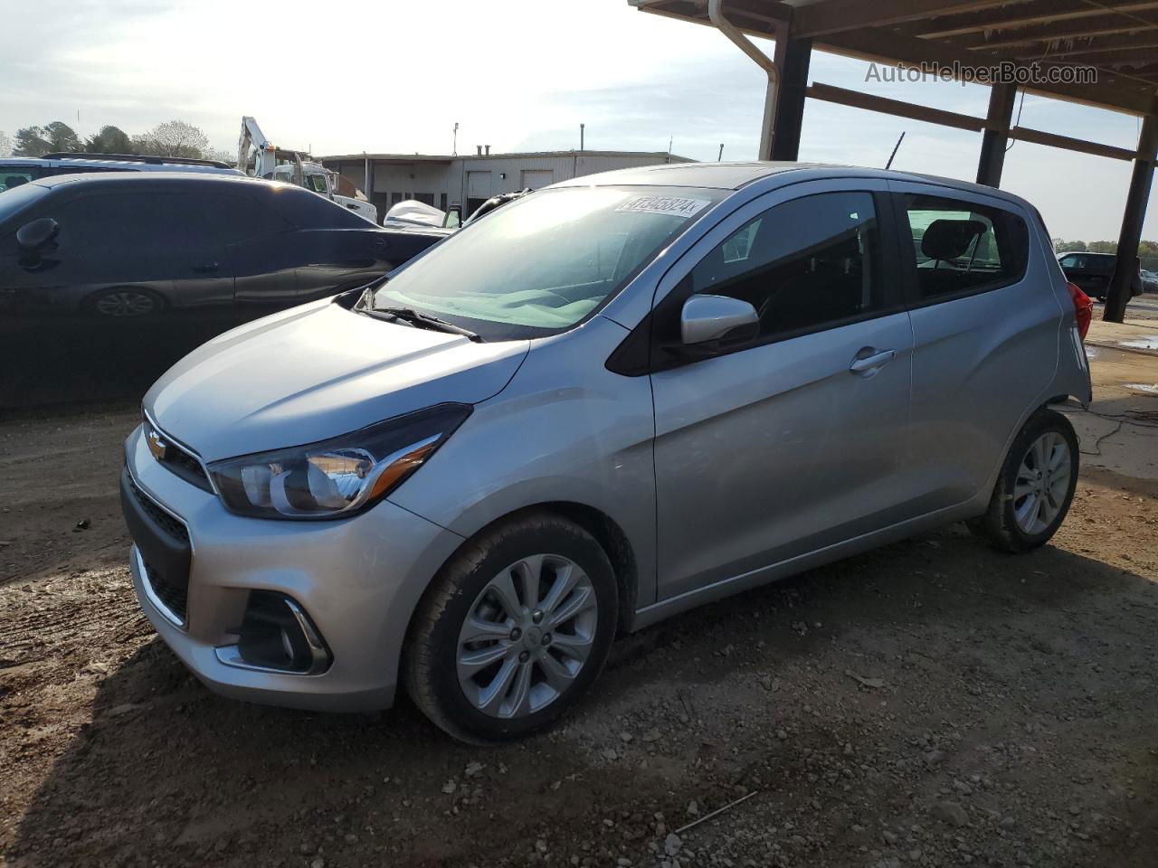 2017 Chevrolet Spark 1lt Silver vin: KL8CD6SA3HC832901