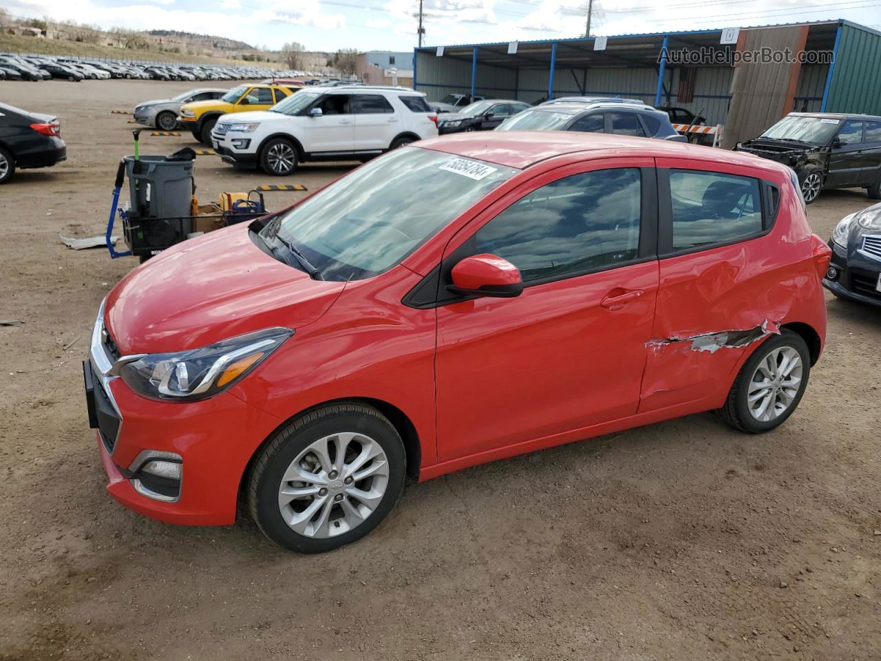 2019 Chevrolet Spark 1lt Красный vin: KL8CD6SA3KC708957