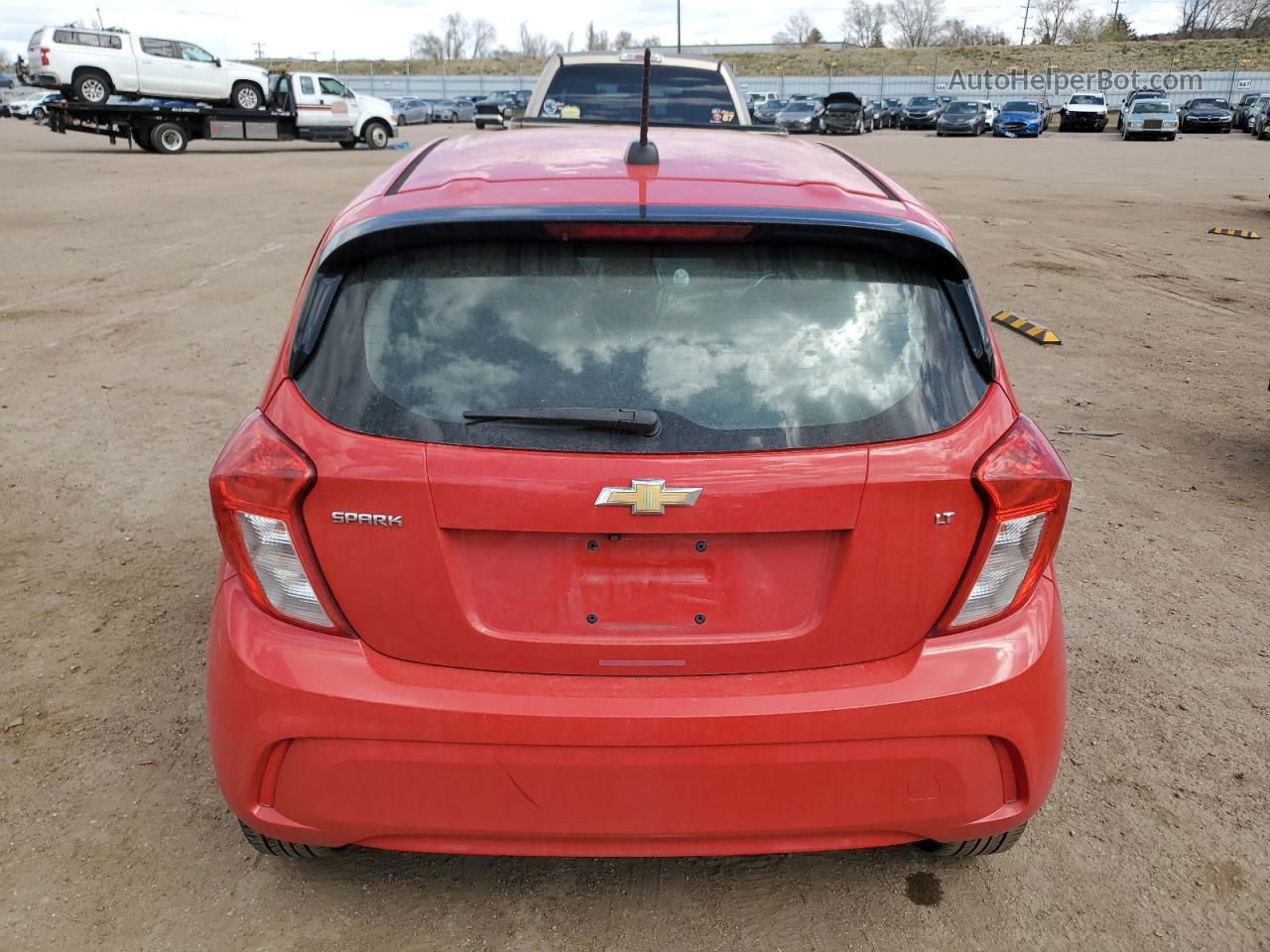 2019 Chevrolet Spark 1lt Red vin: KL8CD6SA3KC708957