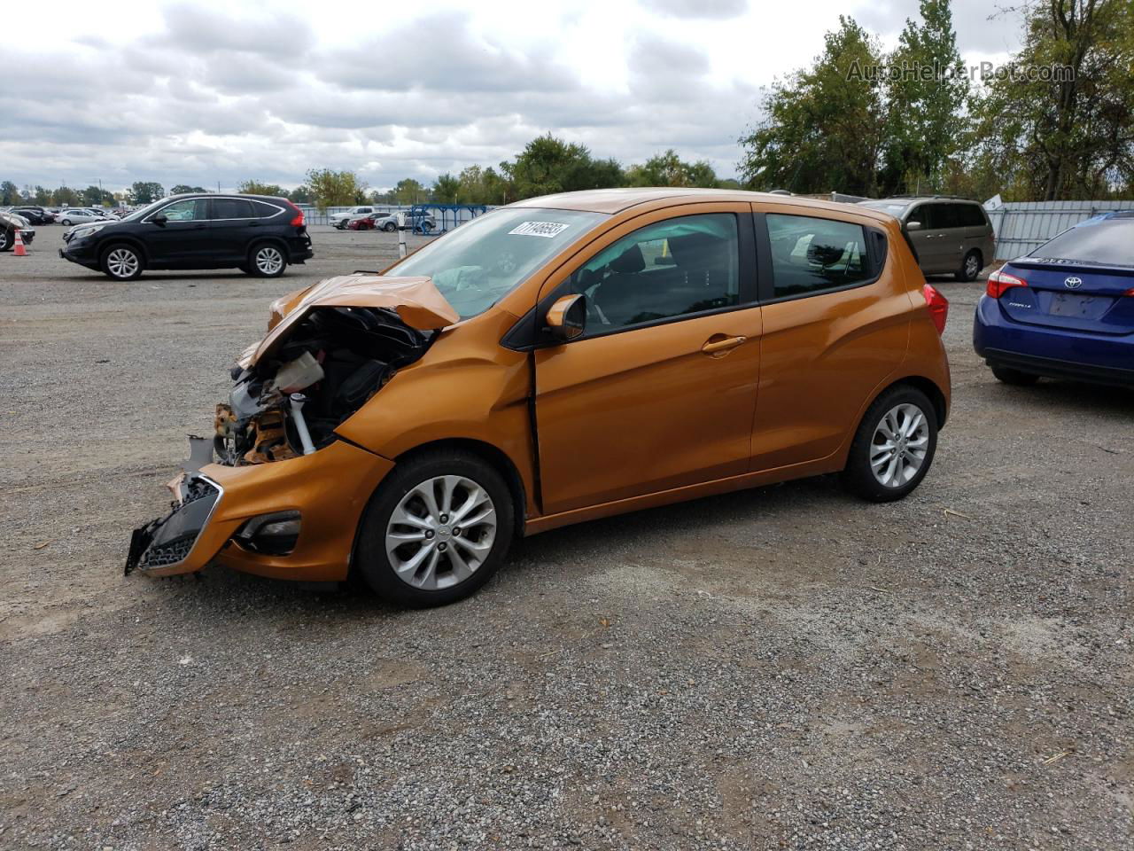 2019 Chevrolet Spark 1lt Orange vin: KL8CD6SA3KC718887