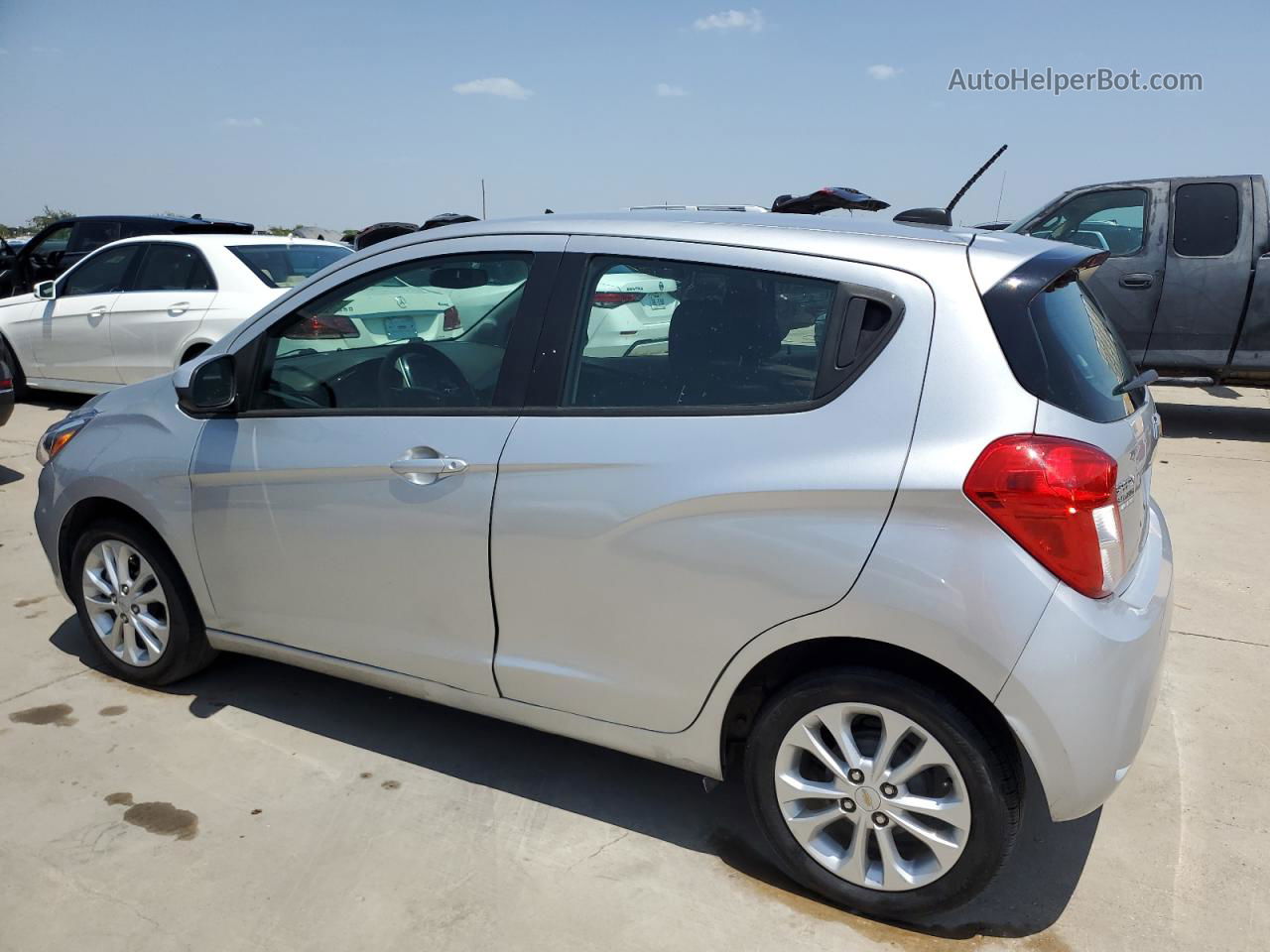 2019 Chevrolet Spark 1lt Silver vin: KL8CD6SA3KC729758