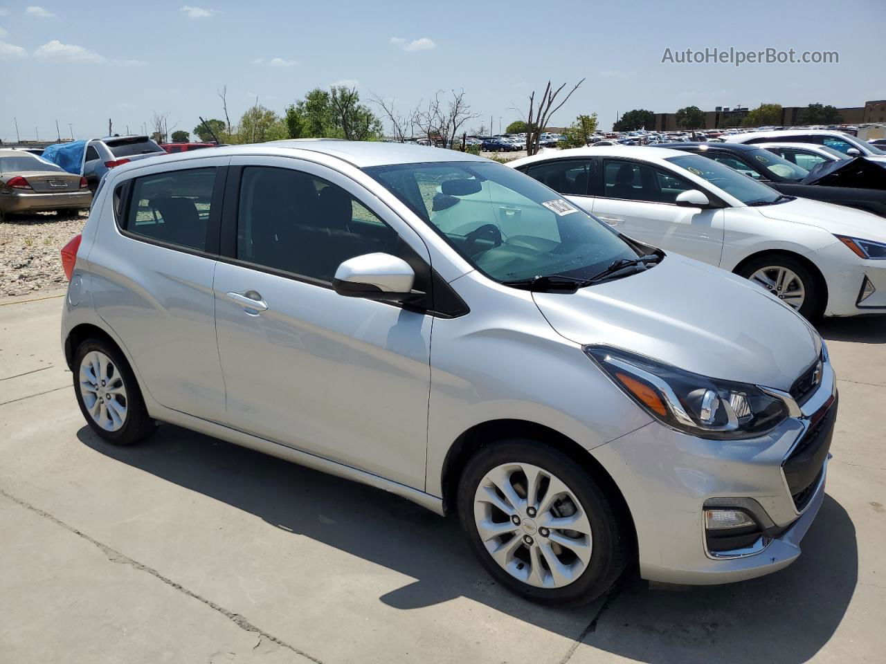 2019 Chevrolet Spark 1lt Silver vin: KL8CD6SA3KC729758