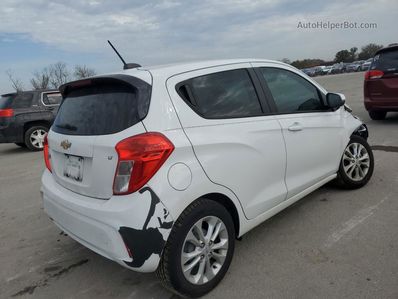 2019 Chevrolet Spark 1lt White vin: KL8CD6SA3KC749010