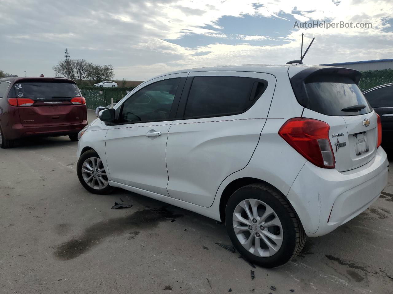 2019 Chevrolet Spark 1lt White vin: KL8CD6SA3KC749010